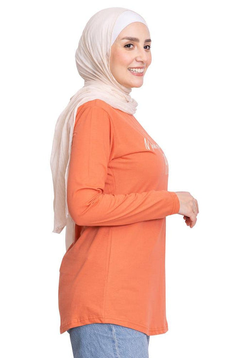 Copper Coin Printed Long - Sleeve Design 18 - Khotwh